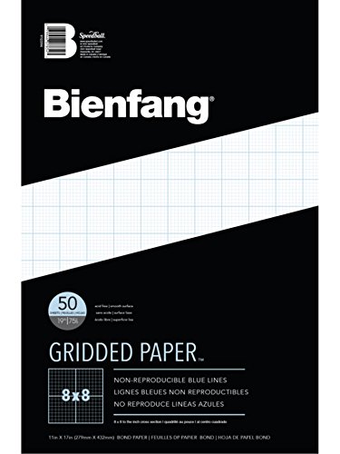 bienfang cross section paper pad 8x8 grid 11 quot x 17 bienfang graph paper