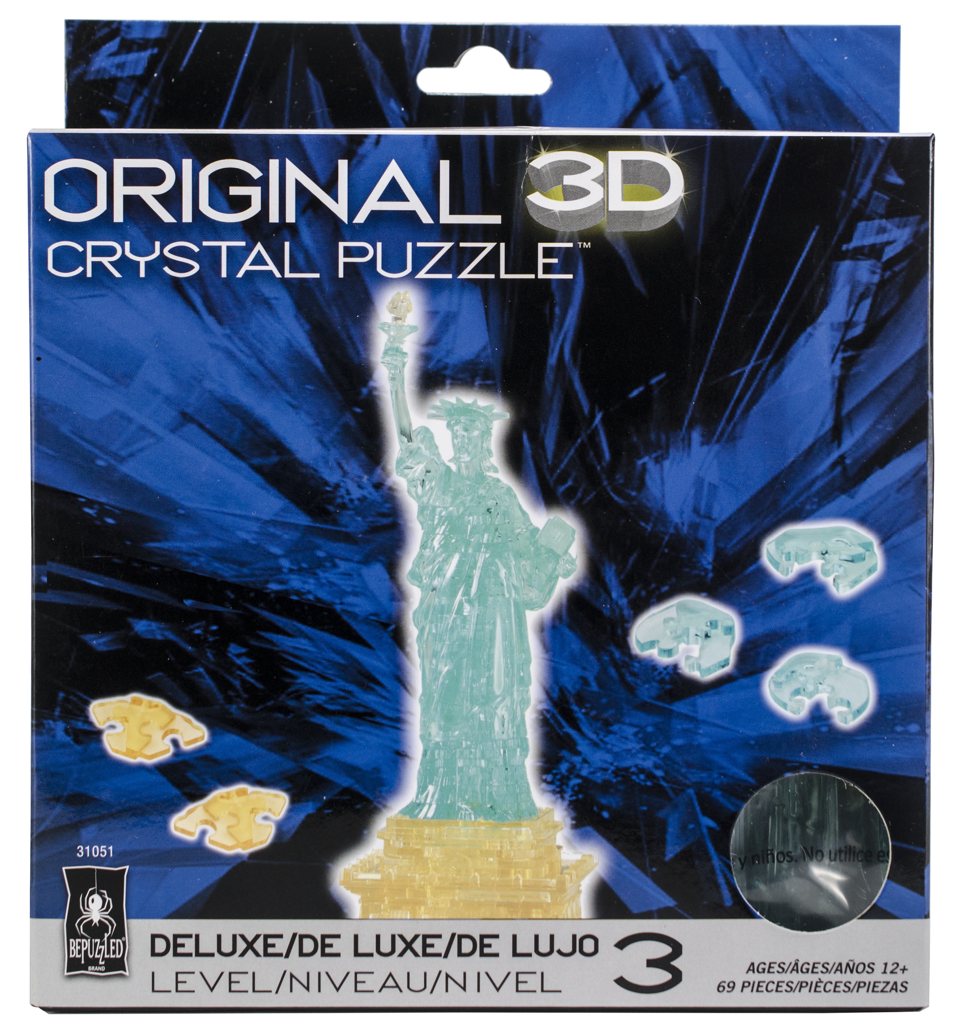3D Deluxe Crystal PuzzleStatue Of Liberty eBay