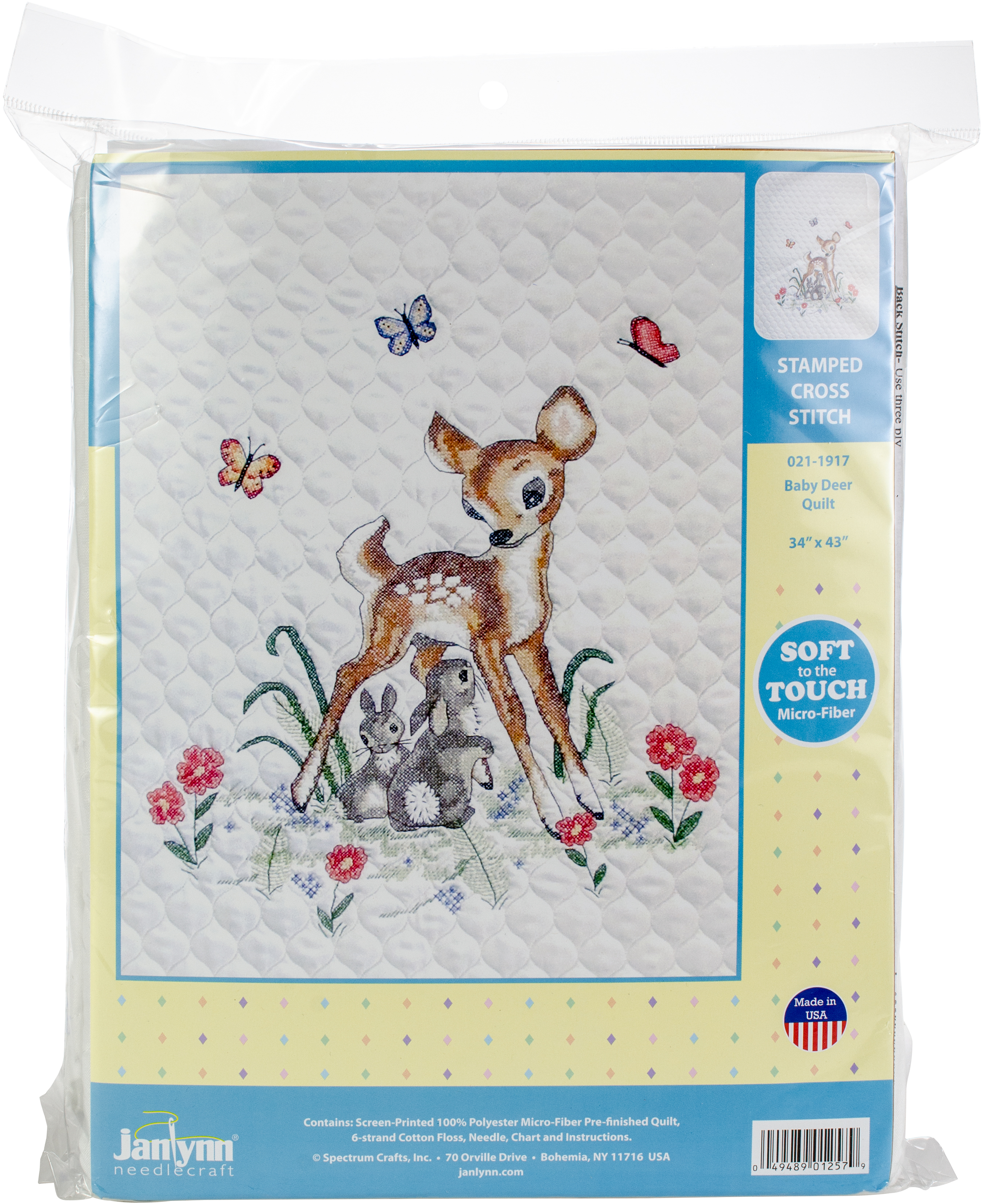 Janlynn Cro Titch Kit Floral 3 Inche Round With Frame Included