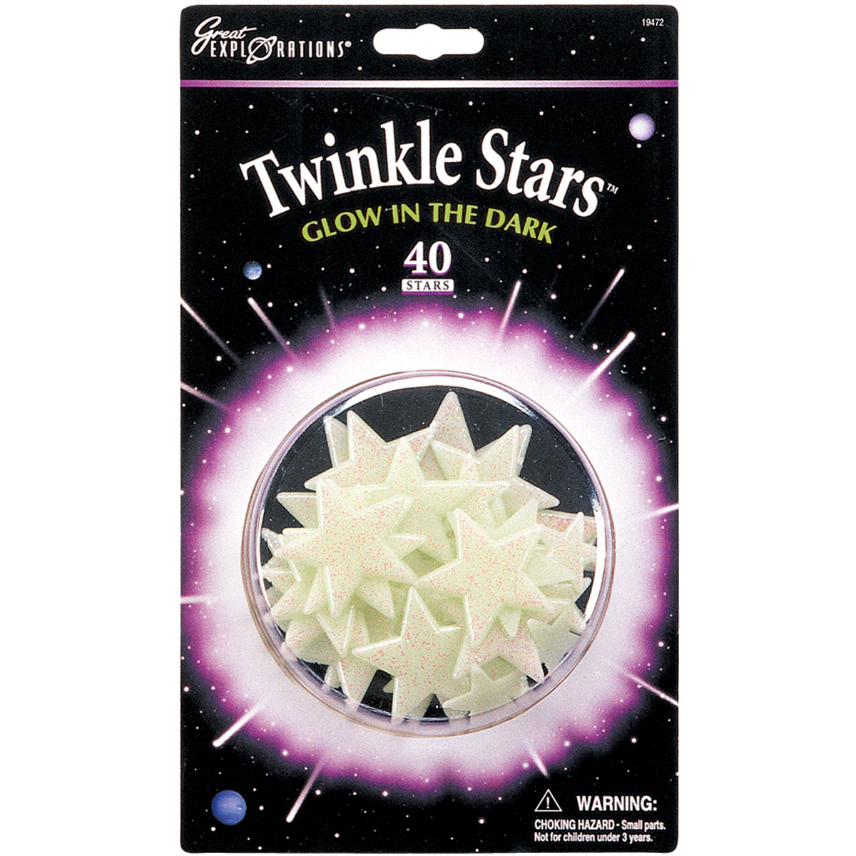 GlowInTheDark Star PacksTwinkle Stars 40/Pkg