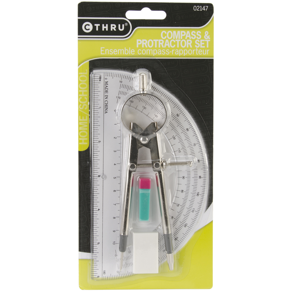 Compass & Protractor Set 6