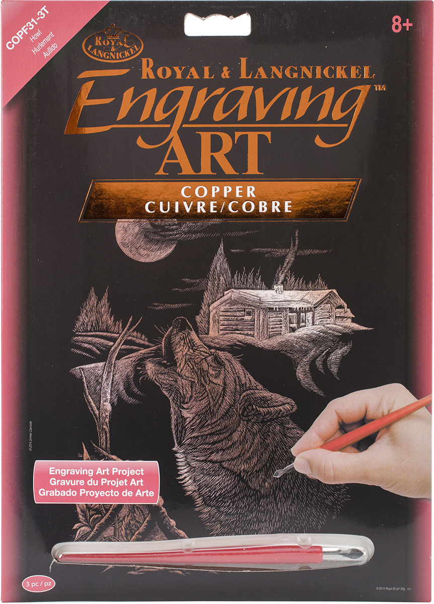 Copper Foil Engraving Art Kit 8"X10"Howl eBay