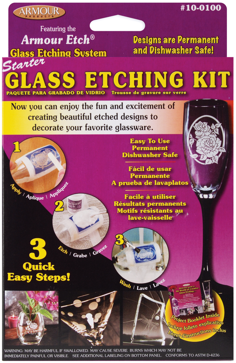 Glass Etching Starter Kit eBay