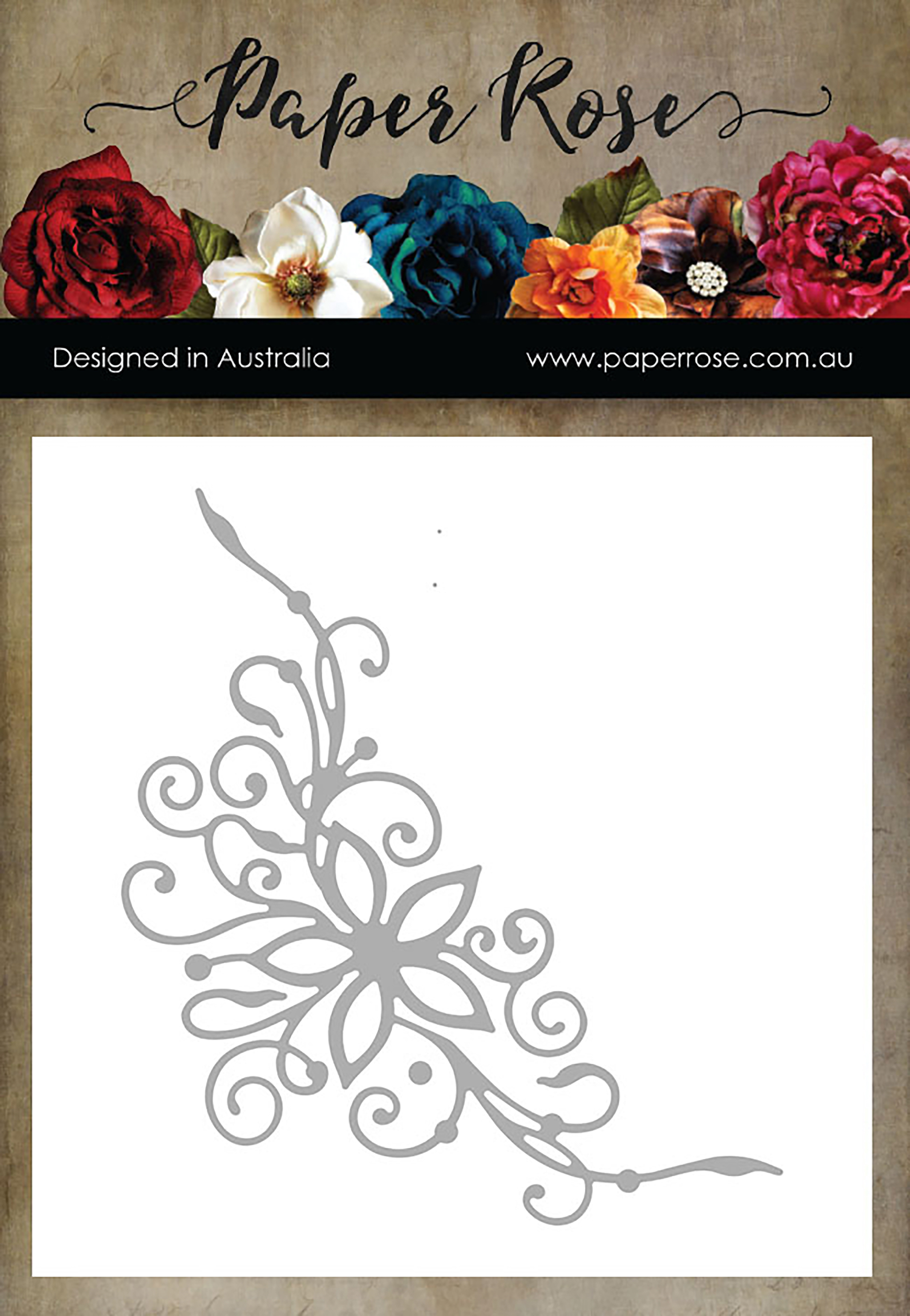 Paper Rose DiesLyla Floral Corner 784927551653 eBay