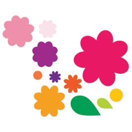 Sizzix Framelits Dies By Stephanie Barnard 11/Pkg Flower Layers & Leaf - 658692