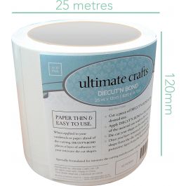 Ultimate Crafts Diecut'N Bond Double Sided Tape 4.72"X82' Clear - 157644