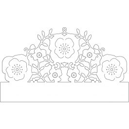 Penny Black Creative Dies Floral Half - 51445