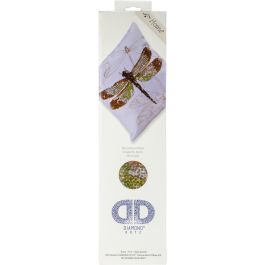 Diamond Dotz Diamond Embroidery Pillow Facet Art Kit Dragonfly Earth (17.5"X17.5") - DD16001