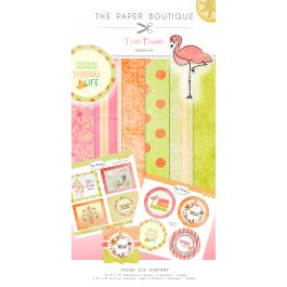 Tutti Frutti Paper & Topper Kit 8"X8" 44/Pkg Tutti Frutti - PB014