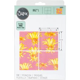 Sizzix Bigz Dies Fabi Edition L Die Squares 2" Finished - 658321