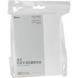 Heavyweight A2 Envelopes (4.375"X5.75") 50/Pkg White - ENV45W