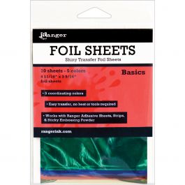 Inkssentials Foil Sheets 4.69"X3.56" 10/Pkg Basics 4.69"X3.56" - ISF40552