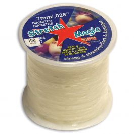 Stretch Magic Bead & Jewelry Cord .7Mmx100M Clear - SMF10001