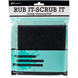Inkssentials Rub It Scrub It Stamp Cleaning Pad 6"X6" - RUB09863