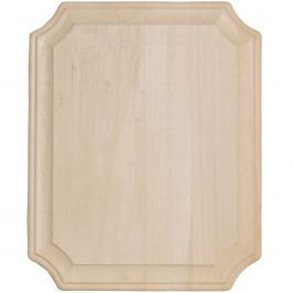 Basswood French Corner Plaque 8"X10"X.75" - 1908