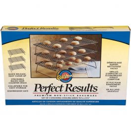 Perfect Results Non Stick 3 Tier Cooling Rack 15.875"X9.875" - W56815