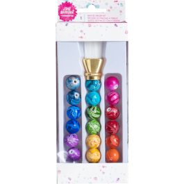 Jane Davenport Mixed Media 2 Beaded Brush Kit 20/Pkg 2 Piece Brush, 18 Beads - 320557