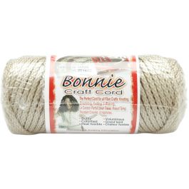 Bonnie Macrame Craft Cord 4Mmx50Yd Pearl (Beige) - BB4-50-005