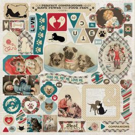 Companions Cardstock Stickers 12"X12" Details - CMP009