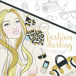 Kaisercolour Perfect Bound Coloring Book 9.75"X9.75" Fashion Darling - CL512