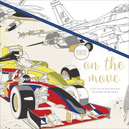 Kaisercolour Perfect Bound Coloring Book 9.75"X9.75" On The Move - CL520
