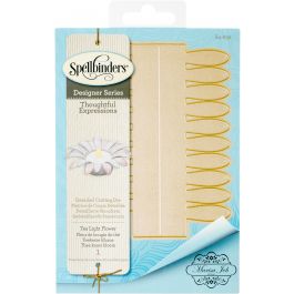 Spellbinders Shapeabilities Dies By Marisa Job Thoughtful Expressions Tea Light Flower - S4832