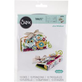 Sizzix Thinlits Dies By Lori Whitlock 13/Pkg Lip Balm Holder - 661924