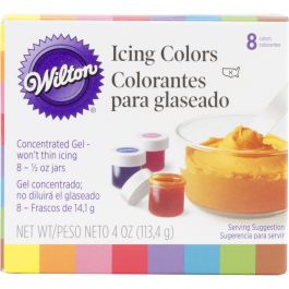 Icing Colors .5Oz 8/Pkg Assorted Colors - W6015577