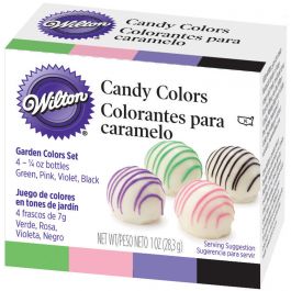 Candy Colors .25Oz 4/Pkg Pink, Green, Violet & Black - W1913R-1298