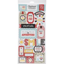 Wish Upon A Star Chipboard 6"X13" Phrases - WST15022