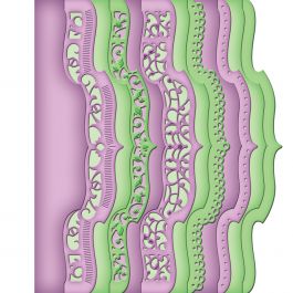 Spellbinders Borderabilities Card Creator Dies A2 Bracket 2 - S5215