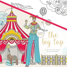 Kaisercolour Perfect Bound Coloring Book 9.75"X9.75" The Big Top - CL534