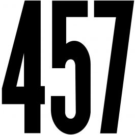 Permanent Adhesive Vinyl Numbers 4" 49/Pkg Black - D3217-BLACK