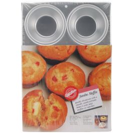 Jumbo Muffin Pan 6 Cavity 4"X2" - W1820