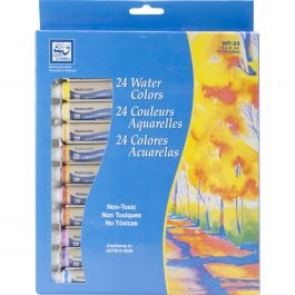 Watercolor Paints 12Ml 24/Pkg Assorted Colors - WP-24