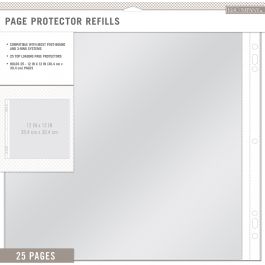 K&Company Page Protector Refills 12"X12" 25/Pkg - 30705388