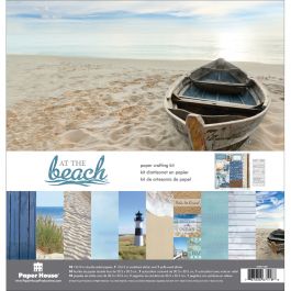 Paper House Paper Crafting Kit 12"X12" At The Beach - KTSP1025