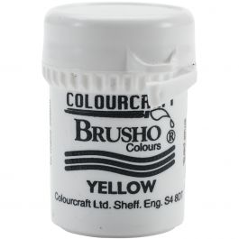 Brusho Crystal Colour 15G Yellow - BRB12-Y