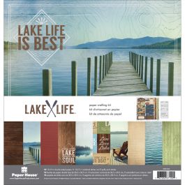 Paper House Paper Crafting Kit 12"X12" Lake Life - KTSP1027