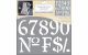 Decoart Americana Decor Stencil Olde World Numbers