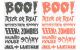 Little B Rub On Boo Halloween Phrases             