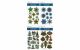 Multicraft Sticker Holiday Crystal Foil Glit 4Astd