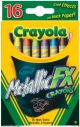 Crayola - Metallic FX Crayon Set - Crayola Metallic FX Crayon Set