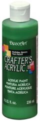 Deco - Crafter's Acrylic Paint - 8 oz. Bottle - Holiday Green