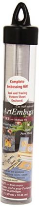 Amaco - ArtEmboss Metal Foil Sheet - Pewter- Medium