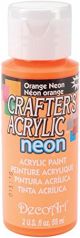 Deco - Crafter's Acrylic Paint - 2 oz. Bottle - Neon Orange