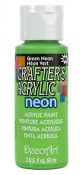 Deco - Crafter's Acrylic Paint - 2 oz. Bottle - Neon Green