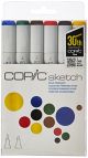 Copic Sketch Marker Set 6-Color Set Bold Primaries