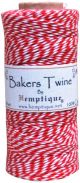 Hemptique - Bakers Twine Spools - Red/White