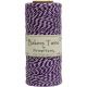 Hemptique - Bakers Twine Spools - Purple/White
